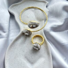  Crystal Girl Bracelet And Ring Set