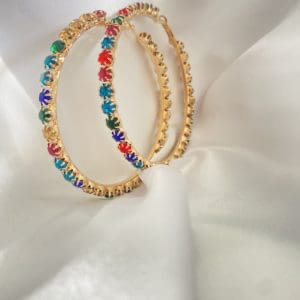 Colorful Hoop Earrings