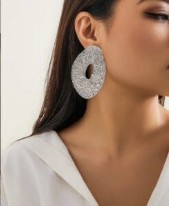 Classic Circle Silver Earrings