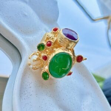  Green Lux Stone Ring