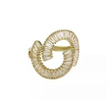  Diamond Staircase Gold Ring