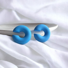  Matte Blue Ear Cuffs