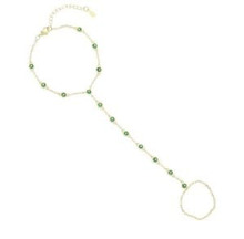  Green Elle Hand Chain