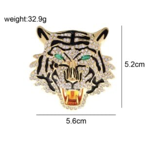 Elegant Tiger Brooch