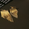 Golden Fringe Earrings