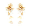 Gold Flower Earrings