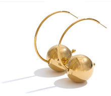  Big Ball Goldie Hoops