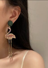 Classy Flamingo Earrings