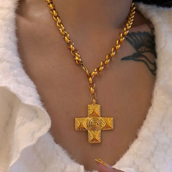 Vintage Cross Necklace