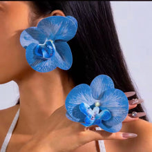  Blue Orchid Girl Earrings