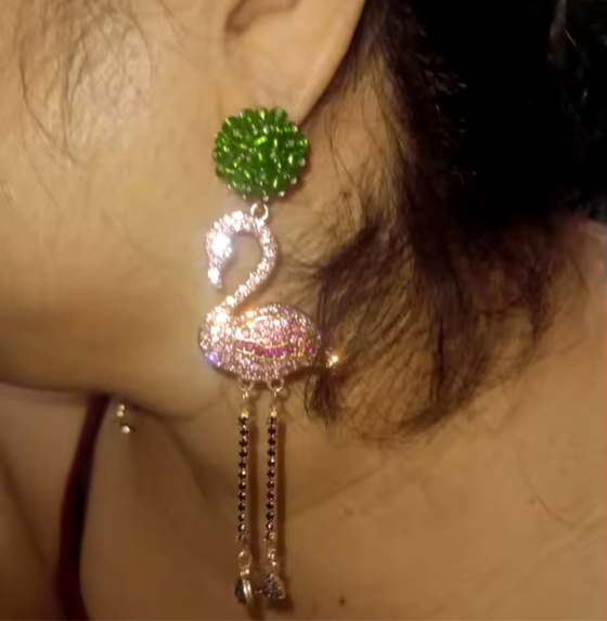 Classy Flamingo Earrings