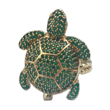  Green Turtle Ring