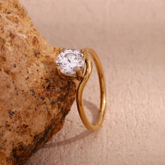 Radiant Solitaire Ring