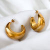 Lunar Glow Hoop Earrings