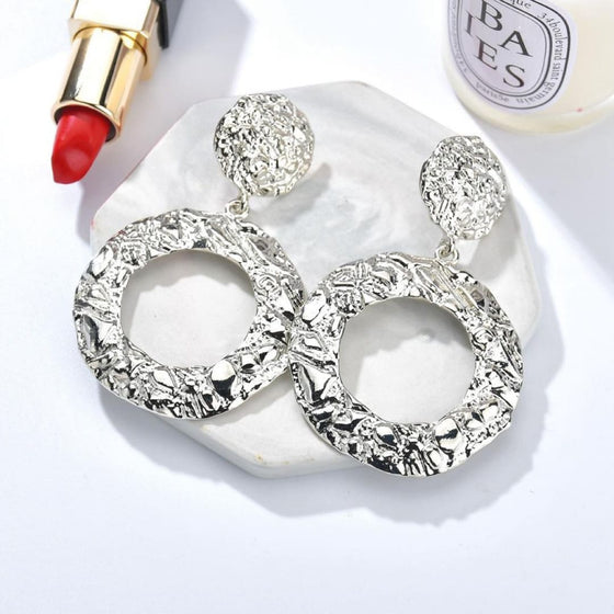 Silver Statement Earrings