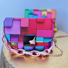  Pink Mini Color Block Bag