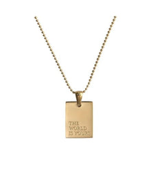  The World Is Yours Necklace