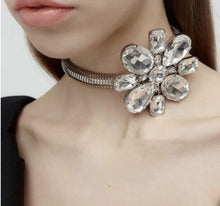  Crystal Craz Flower Choker