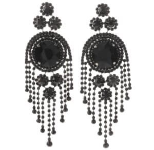 Elegance At It’s Best Black Earrings