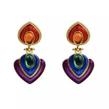  Color Block Earrings