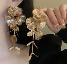  Gold Flower Earrings