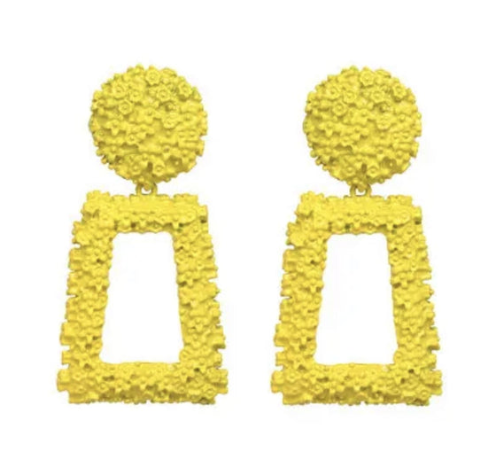 Fun One Earrings Yellow