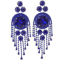  ELEGANCE AT IT’S BEST BLUE EARRINGS