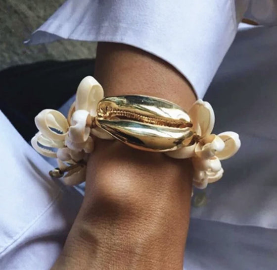 Golden Seashell Bracelet