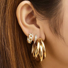  Double Round Earrings